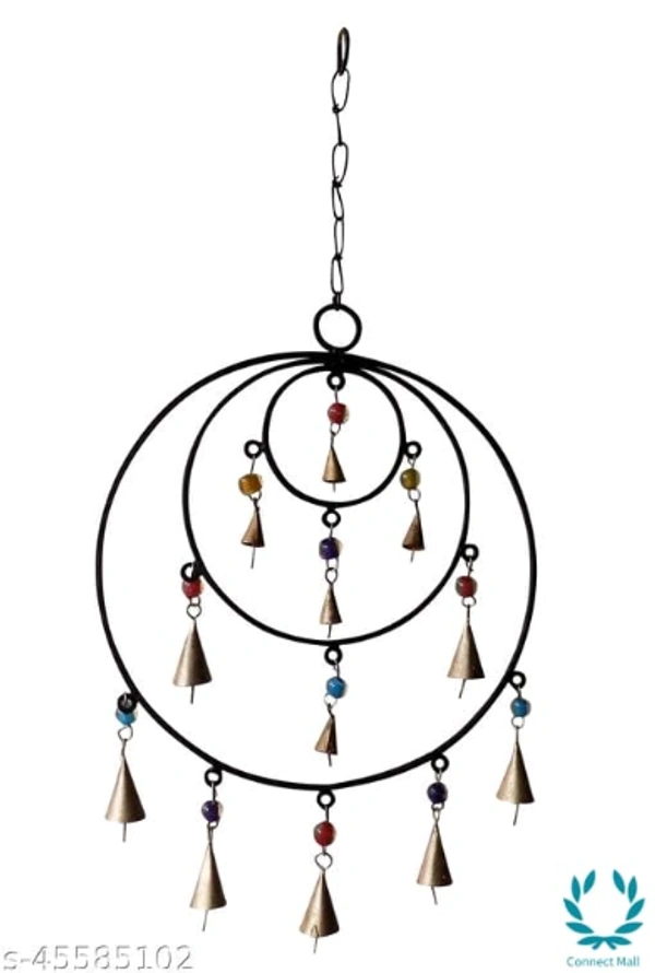 Haq-Half Round Windchime - L X H X B X: (10.5 X1 X21) inch, Handicraft, Multipack :1